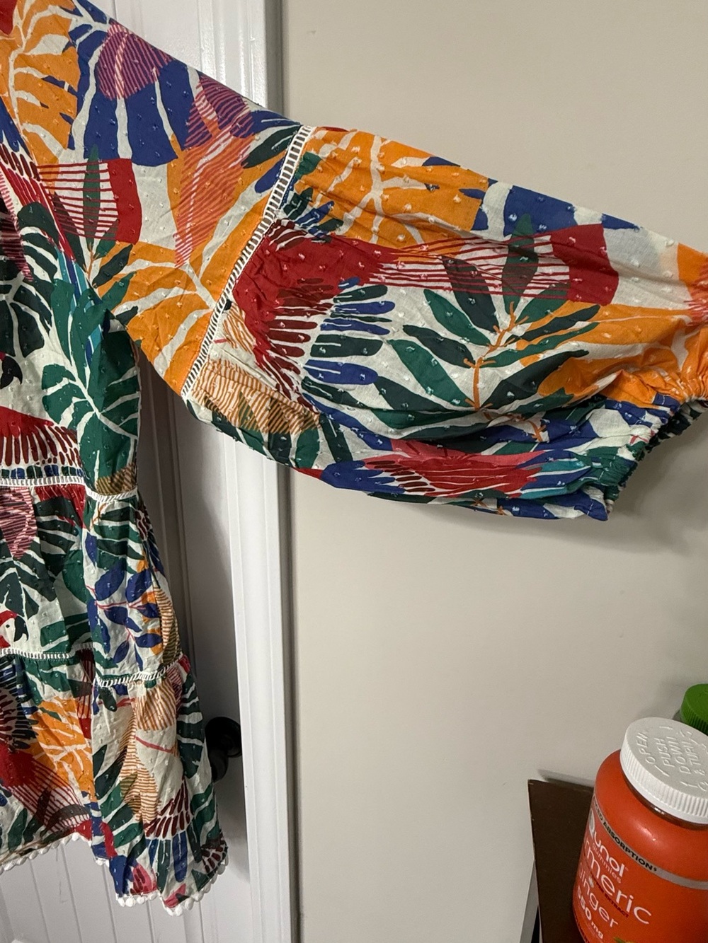 Farm Rio White Macaw Dress XL - Picture 7 of 8